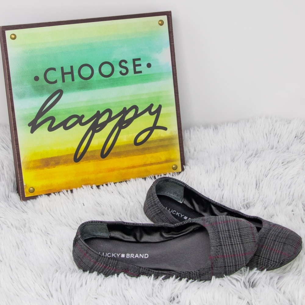 Lucky Brand Elysia Leather Ballet Flats